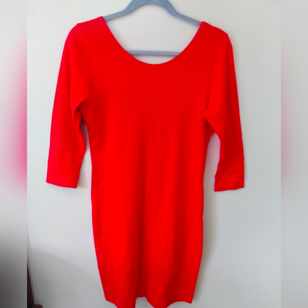 3/4 length sleeve dress